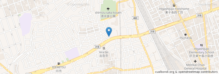 Mapa de ubicacion de 富士見診療所 en Japan, 東京都, 北区.