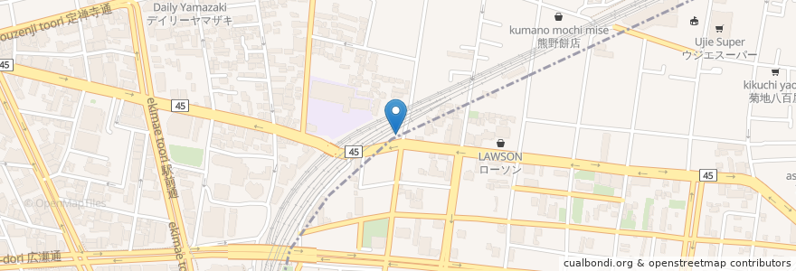 Mapa de ubicacion de リバティ en 일본, 미야기현, 仙台市, 青葉区.