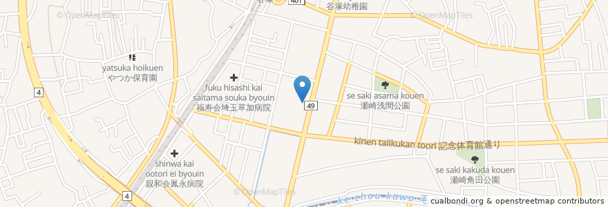 Mapa de ubicacion de 堀田皮フ科クリニック en Japón, Adachi.