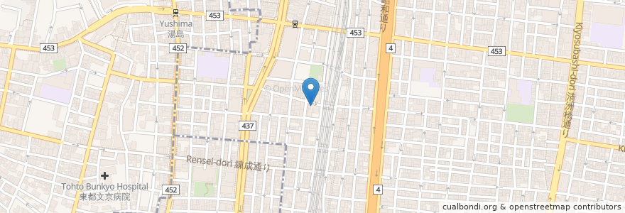 Mapa de ubicacion de 日本酒原価酒蔵 en Japonya, 東京都, 台東区.