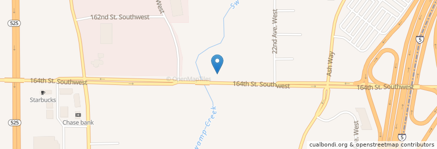 Mapa de ubicacion de 164th Street Artesian Well en ایالات متحده آمریکا, واشنگتن, Snohomish County, Picnic Point-North Lynnwood.