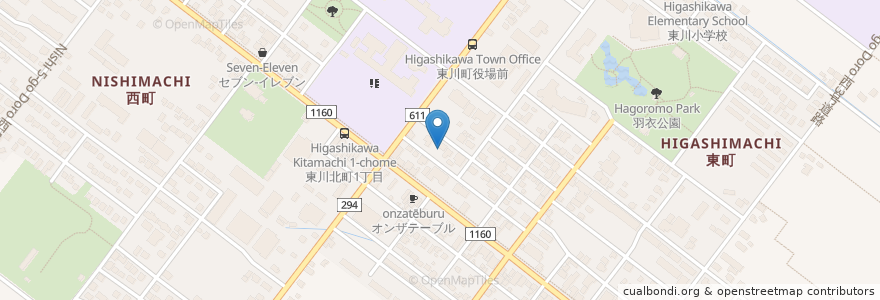 Mapa de ubicacion de りしり en Jepun, 北海道, 上川総合振興局, 上川郡(石狩国), 東川町.