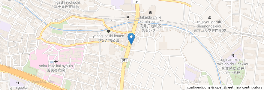 Mapa de ubicacion de ミサキ動物病院 en Giappone, Tokyo, 杉並区.