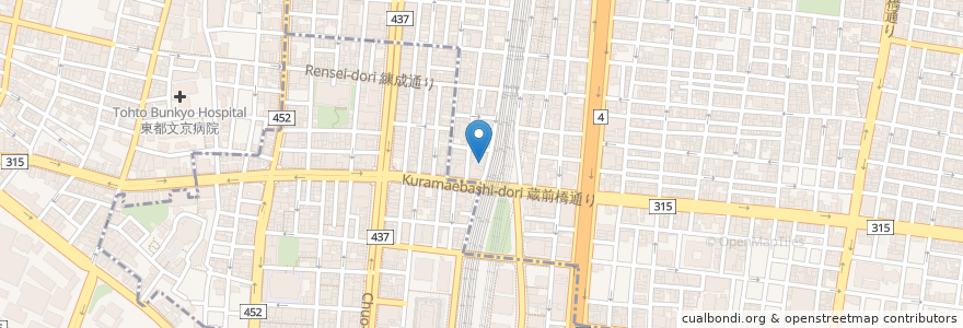 Mapa de ubicacion de ゴヨウマツ en 일본, 도쿄도.