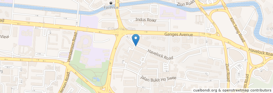 Mapa de ubicacion de Hong Xiang en シンガポール, Central.