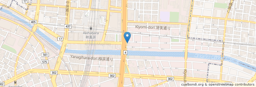 Mapa de ubicacion de 菊寿し en Japão, Tóquio, 千代田区.
