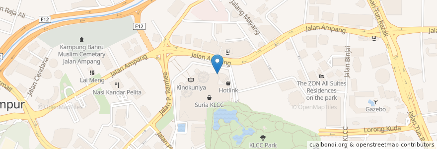 Mapa de ubicacion de Little Penang Kafe en Malasia, Selangor, Kuala Lumpur.