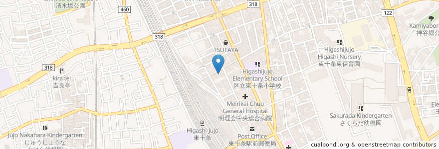 Mapa de ubicacion de ツルハドラッグ en Япония, Токио, Кита.