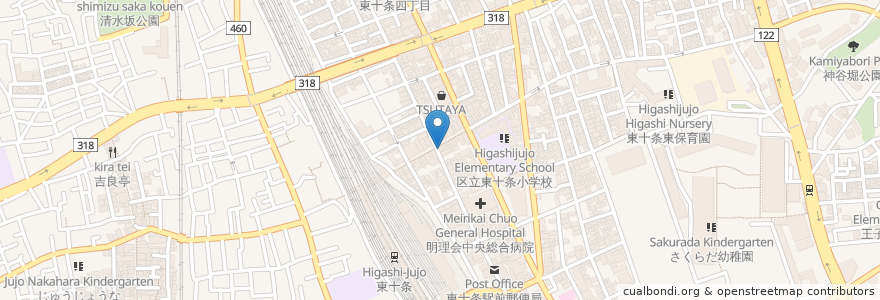 Mapa de ubicacion de とり多津 en Japón, Tokio, Kita.