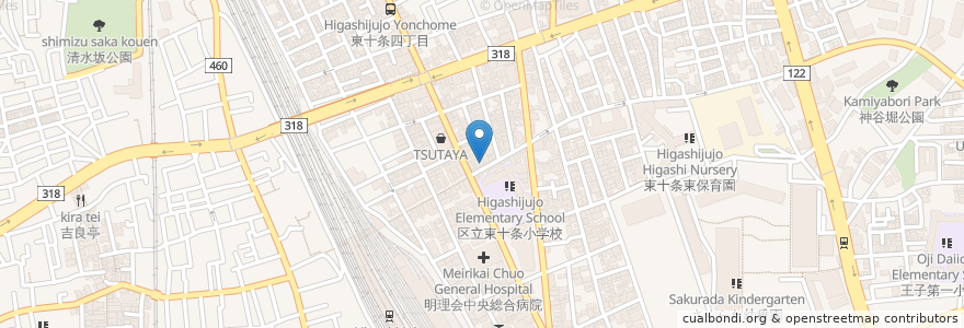 Mapa de ubicacion de マドゥ バラ en Япония, Токио, Кита.