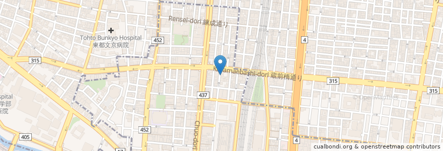 Mapa de ubicacion de パン屋の英会話教室LEON en 日本, 東京都.