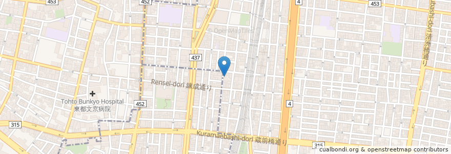Mapa de ubicacion de Bistro Tanuki en Japan, Tokio.