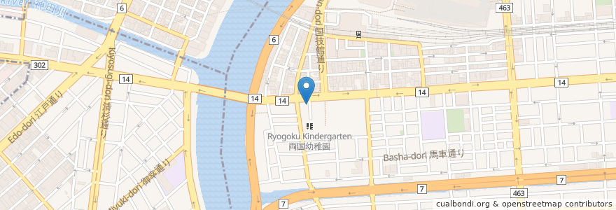 Mapa de ubicacion de SAITO DENTAL CLINIC en Japón, Tokio, Sumida.