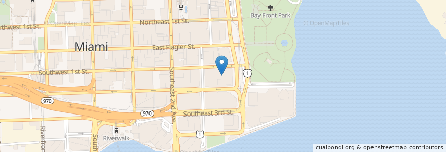 Mapa de ubicacion de Juan Valdez Cafe en Vereinigte Staaten Von Amerika, Florida, Miami-Dade County, Miami.