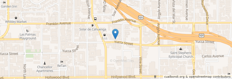 Mapa de ubicacion de Good Greek Grill en アメリカ合衆国, カリフォルニア州, Los Angeles County, ロサンゼルス.