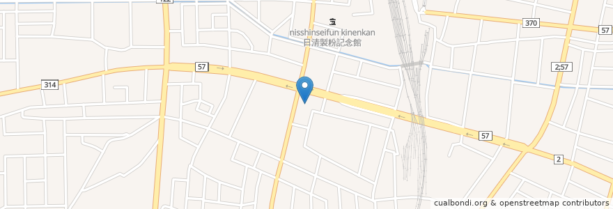 Mapa de ubicacion de ハートクリニック en 日本, 群馬県, 館林市.