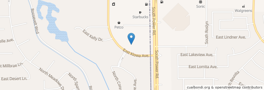 Mapa de ubicacion de Pima Medical Institute – East Valley en Amerika Birleşik Devletleri, Arizona, Maricopa County, Gilbert.