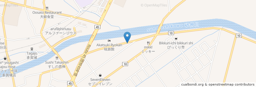 Mapa de ubicacion de いちゃりば炭火 旬菜 en 日本, 宮城県, 多賀城市.