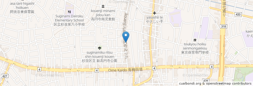 Mapa de ubicacion de STAND en Japan, Tokio, 杉並区.