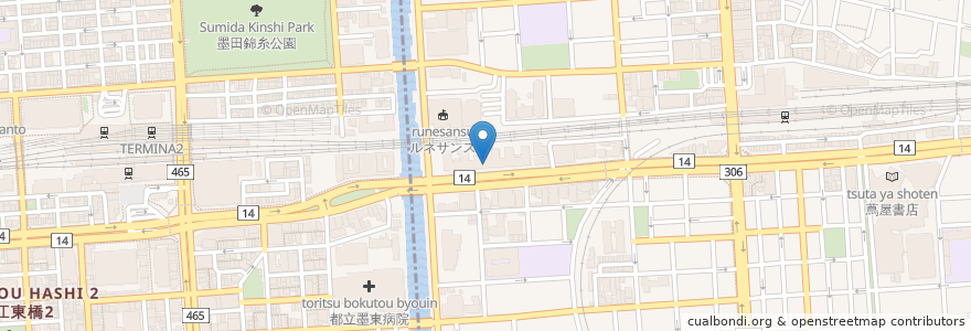 Mapa de ubicacion de おはよう保育園亀戸 en Japan, 東京都, 江東区.