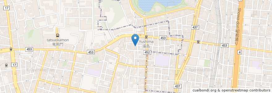 Mapa de ubicacion de 魚志ん en Jepun, 東京都.