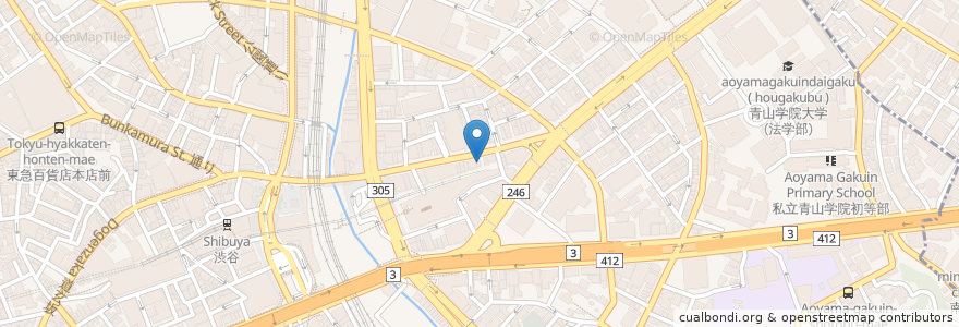 Mapa de ubicacion de 近藤歯科クリニック en اليابان, 東京都, 渋谷区.