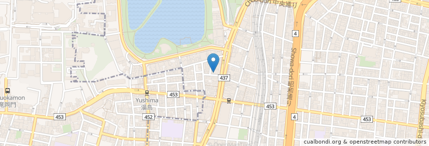 Mapa de ubicacion de 湘南美容外科 en 日本, 東京都, 台東区.
