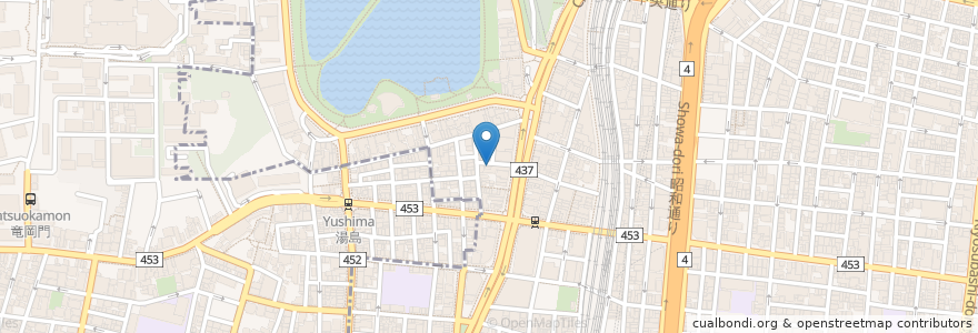 Mapa de ubicacion de 上野の関 en Japon, Tokyo, 台東区.