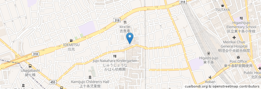 Mapa de ubicacion de ALBIONS' BAR en اليابان, 東京都, 北区.