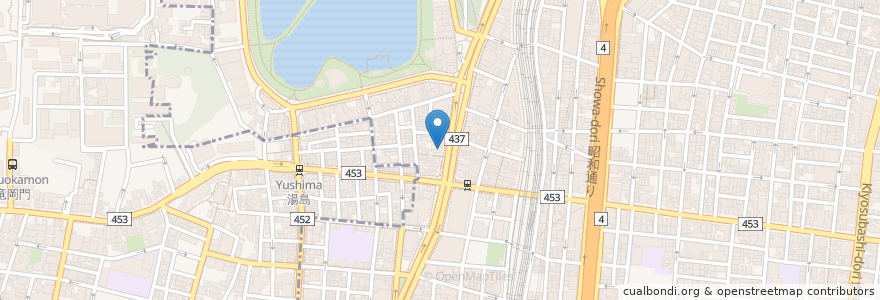 Mapa de ubicacion de 快活CLUB en Jepun, 東京都, 台東区.