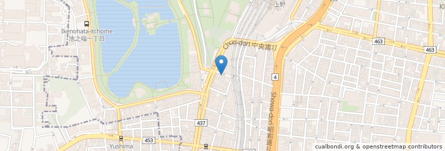 Mapa de ubicacion de 番屋余市 en Giappone, Tokyo, 台東区.