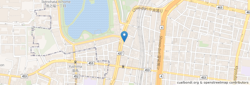 Mapa de ubicacion de スイーツパラダイス en Japan, Tokio, 台東区.