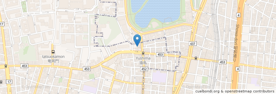 Mapa de ubicacion de 呑ちゃん en اليابان, 東京都.