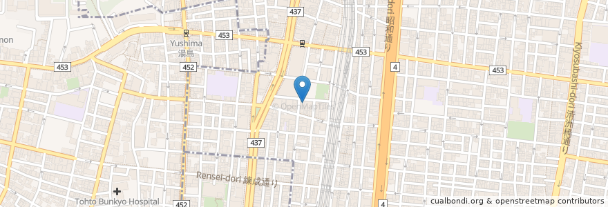 Mapa de ubicacion de NOVA en 日本, 東京都, 台東区.