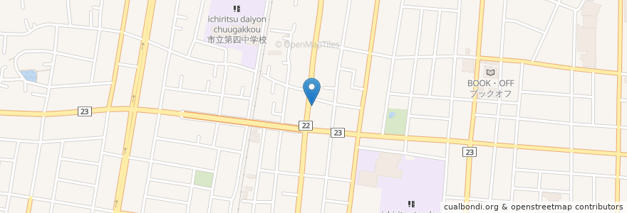 Mapa de ubicacion de やりみず薬品 en Japonya, 山形県, 天童市.