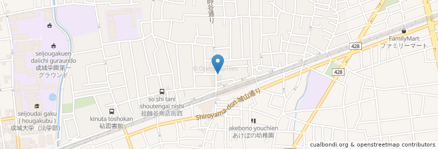 Mapa de ubicacion de patisserie-cafe en Giappone, Tokyo, 世田谷区.