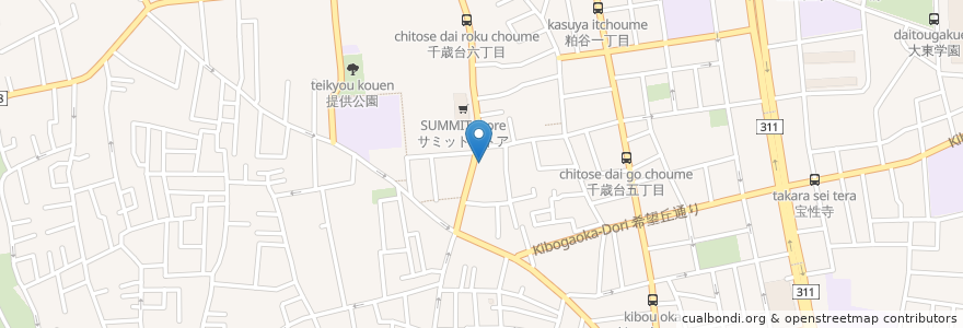 Mapa de ubicacion de RK世田谷デンタルオフィス en ژاپن, 東京都, 世田谷区.