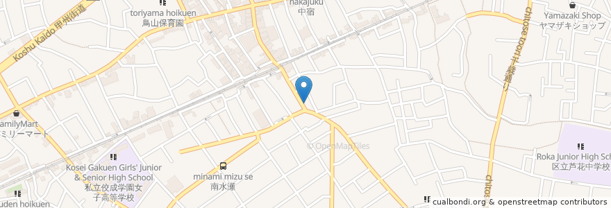 Mapa de ubicacion de Doutor Coffee Shop en Japan, Tokyo, Setagaya.
