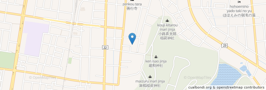 Mapa de ubicacion de 妙法寺 en 日本, 山形県, 天童市.