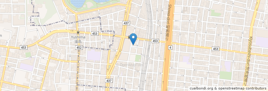 Mapa de ubicacion de すし源 en Japon, Tokyo, 台東区.