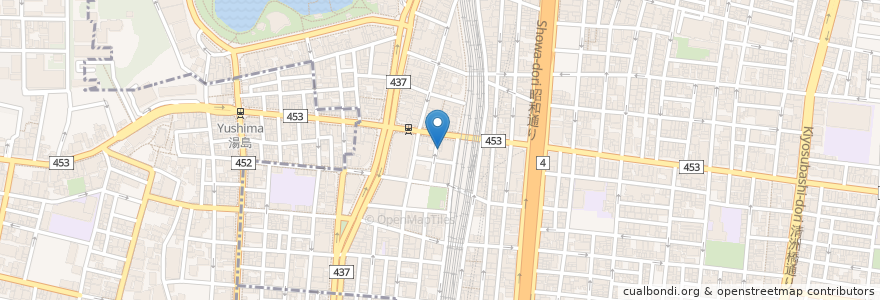 Mapa de ubicacion de 居酒屋 釧路 en Japão, Tóquio, 台東区.