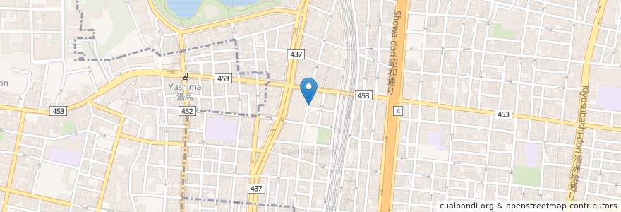 Mapa de ubicacion de ファイヤーチキン en Japan, Tokio, 台東区.