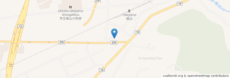 Mapa de ubicacion de 安孫子内科医院 en Japan, 山形県, 山形市.