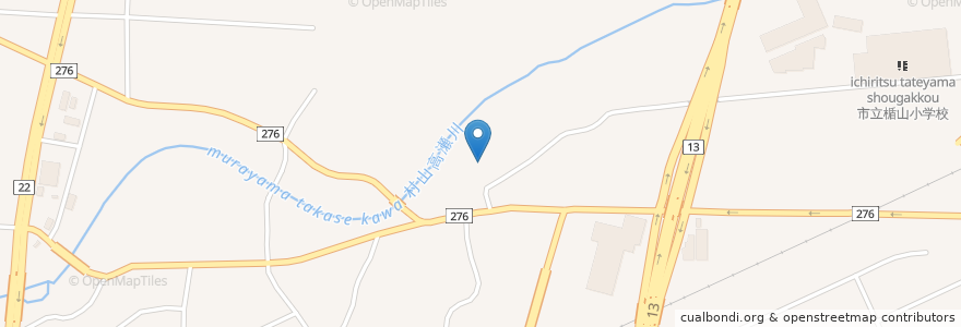 Mapa de ubicacion de 八幡神社 en Jepun, 山形県, 山形市.