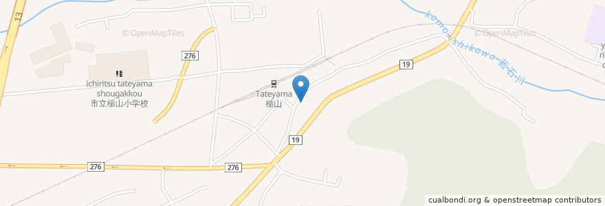Mapa de ubicacion de やはた en 일본, 야마가타현, 山形市.
