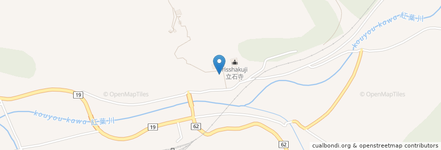 Mapa de ubicacion de 円仁さん本舗 en Japón, Prefectura De Yamagata, 山形市.