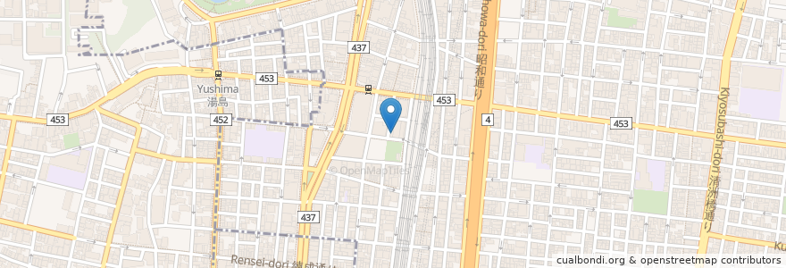 Mapa de ubicacion de 延吉香 en Япония, Токио, Тайто.