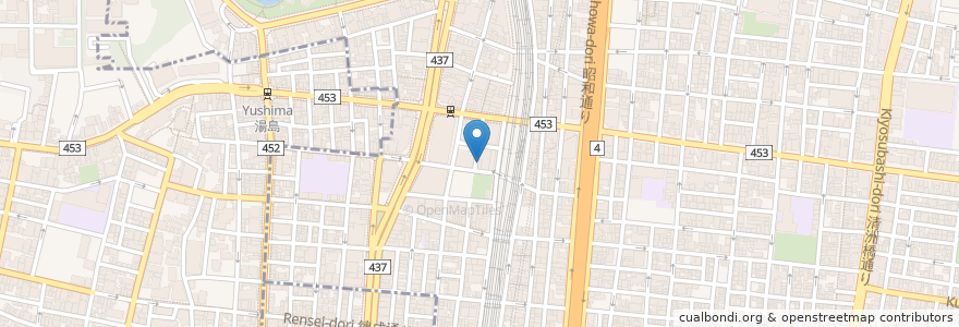 Mapa de ubicacion de ポポラマーマ en ژاپن, 東京都, 台東区.