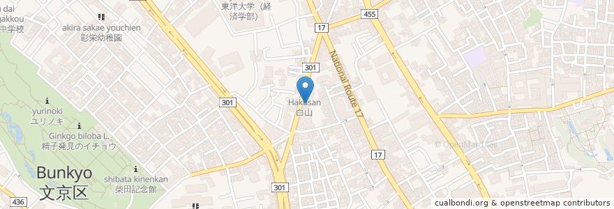 Mapa de ubicacion de 澤田こどもクリニック en Japon, Tokyo, 文京区.