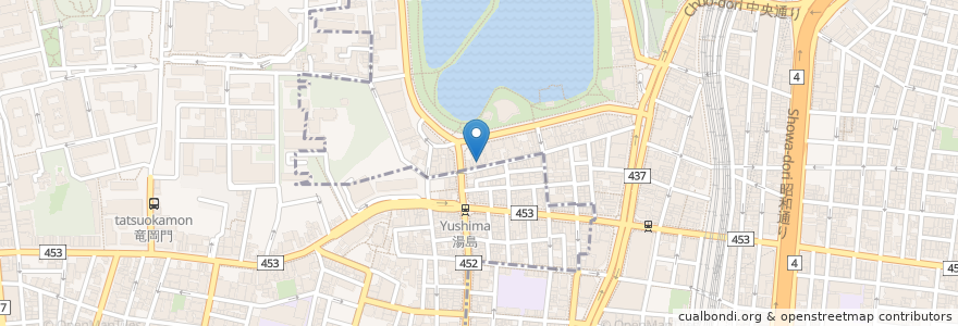 Mapa de ubicacion de 珈琲DEPEND en اليابان, 東京都, 台東区.